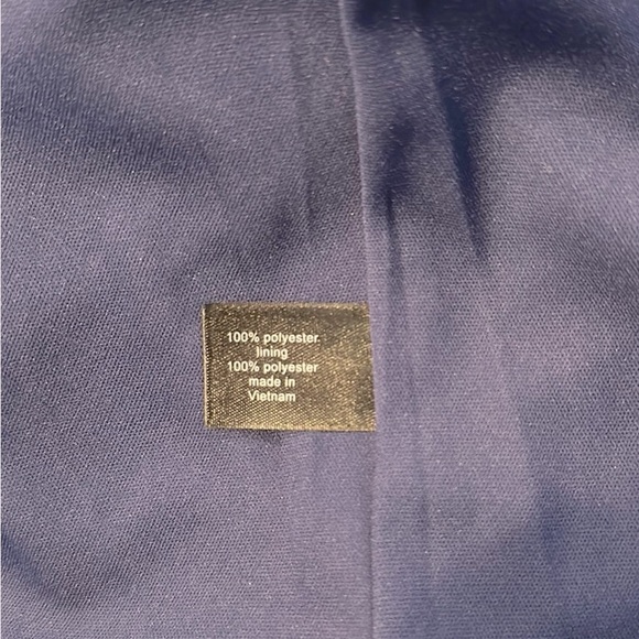 NWT Lane Bryant 28 Plus V-neck, Navy Blue Flowered Dress - Picture 10 of 10